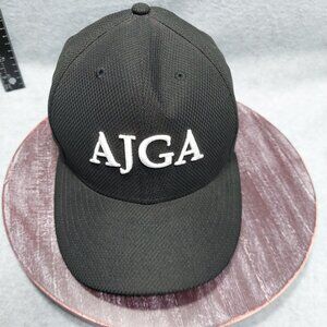 AJGA Black Mesh Snapback Hat By TaylorMade